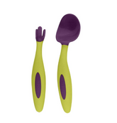 B.Box Easy Grip Toddler Cutlery Set Passion Splash